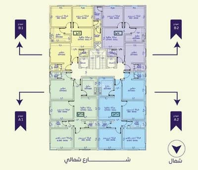 4 Bedroom Apartment for Sale in North Jeddah, Jeddah - Apartment for sale in Al Safa, North Jeddah