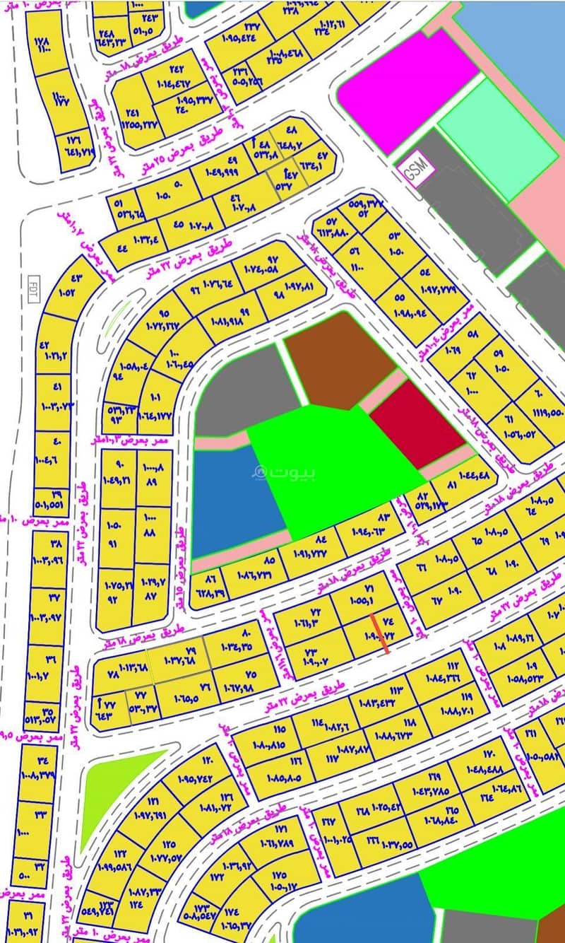 Residential land for sale in An Nasriyah 6, Jazan Residential land for sale in An Nasriyah 6, Jazan