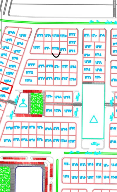 Residential Land for Sale in Al Rawabi, Jazan - For sale, plot number 1328 in plan 482, Al-Rawabi neighborhood located in King Abdullah suburb in the city of Jizan.