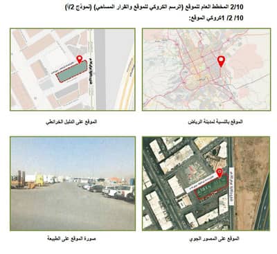 Residential Land for Rent in East Riyadh, Riyadh - Land for rent (yard) for multiple uses in Al Saadah, Riyadh