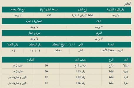 Residential Land for Sale in Uqair 1 - Al-Aqeer