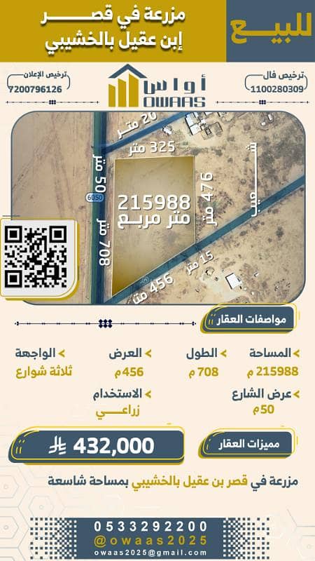 أرض سكنية للبيع في قصرين عاقل أرض سكنية للبيع في قصرين عاقل