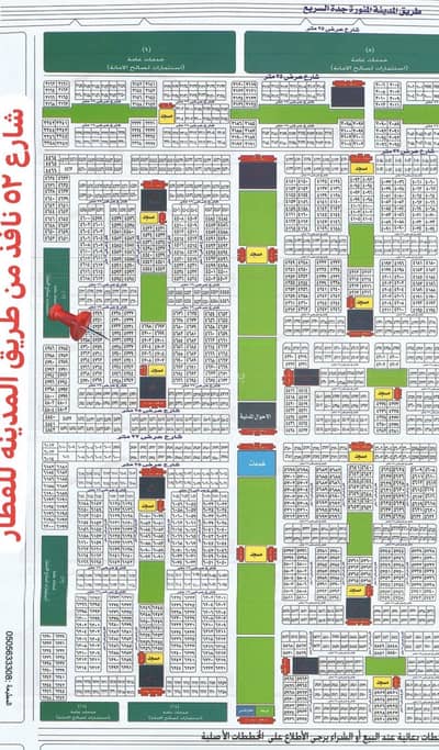 Residential Land for Sale in Al Uwayjaa, Jeddah - Land in Al-Obaijaa neighborhood, north of Jeddah, for sale at 180,000