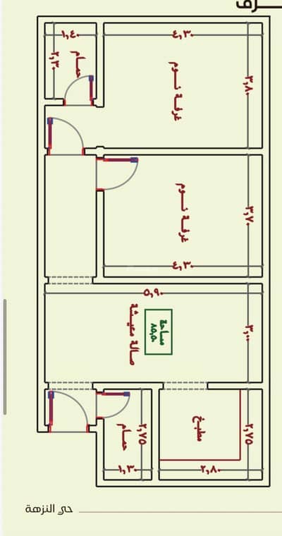 2 Bedroom Flat for Sale in North Jeddah, Jeddah - Two-bedroom apartment for sale cash in Al-Nuzha, Jeddah 2 Bedroom Flat for Sale in North Jeddah, Jeddah - Two-bedroom apartment for sale cash in Al-Nuzha, Jeddah