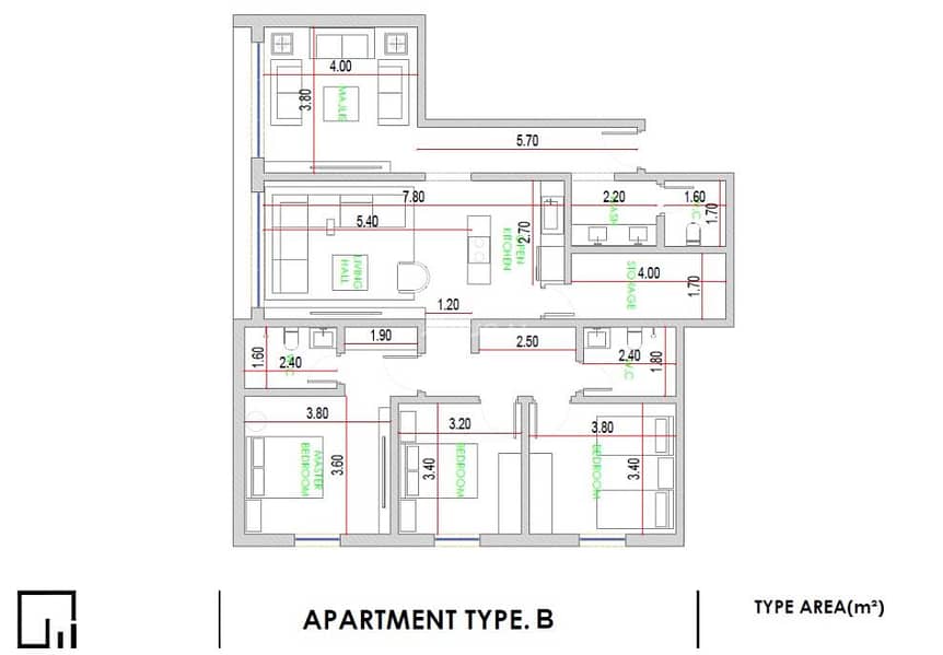 Apartment For Sale in Mabrukah, Buraydah Al Qassim Region Apartment For Sale in Mabrukah, Buraydah Al Qassim Region