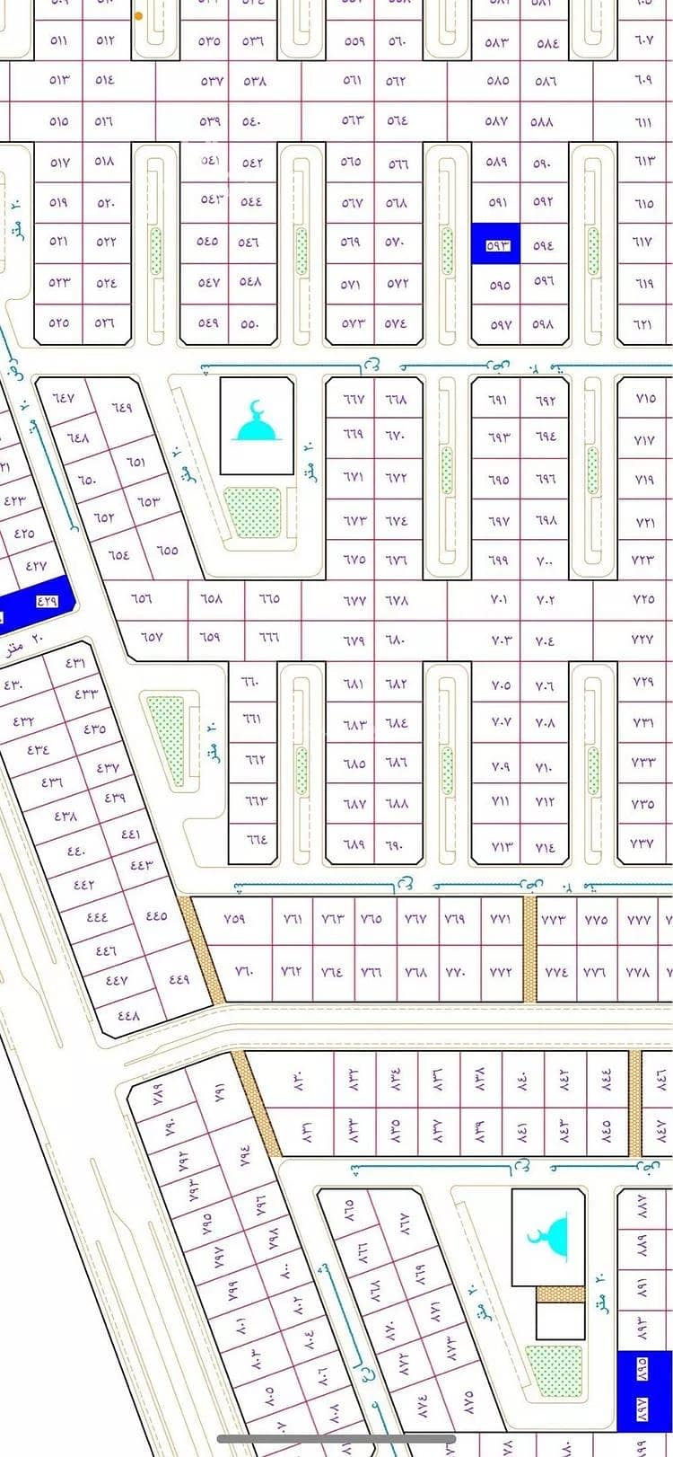 Residential Land For Sale in Qurtubah, Hafar Al Batin Residential Land For Sale in Qurtubah, Hafar Al Batin