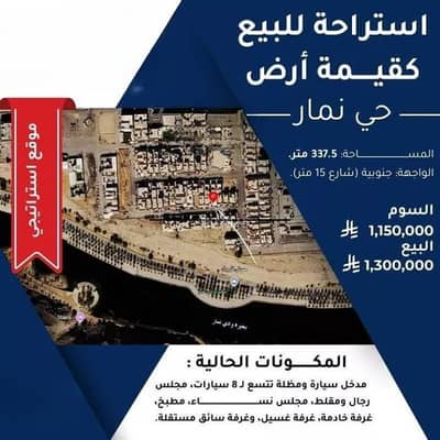 ارض سكنية  للبيع في غرب الرياض، الرياض - للبيع في نمار استراحة بقيمة ارض، غرب الرياض