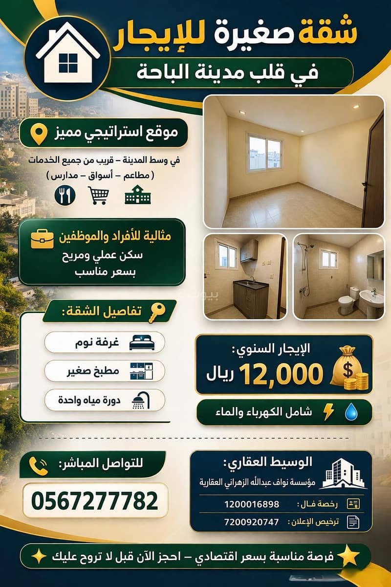 Apartment For Rent in An Nuzhah, Al Bahah Apartment For Rent in An Nuzhah, Al Bahah