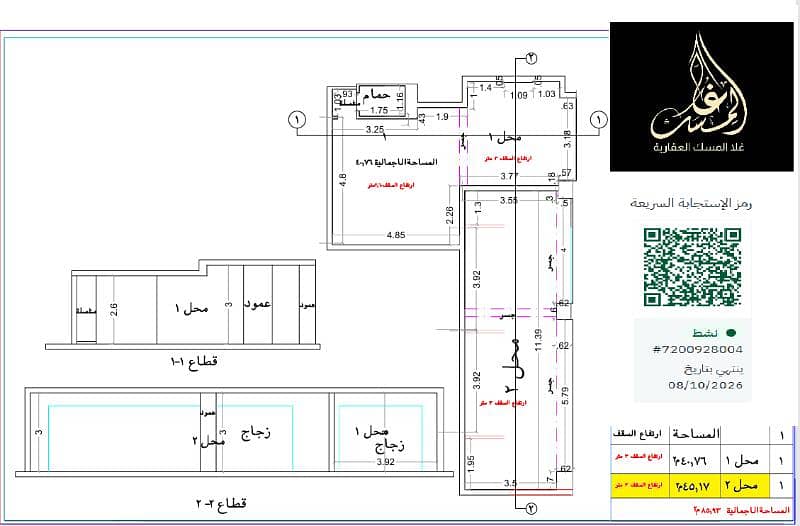 فرصة مميزة لاستئجار محل تجاري في حي الحمراء – مطل على الممشى مباشرة محل رقم (2) فرصة مميزة لاستئجار محل تجاري في حي الحمراء – مطل على الممشى مباشرة محل رقم (2)