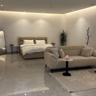 1 Bedroom Apartment for Rent in Al-Mathmalah - Studio with master bed and outdoor seating