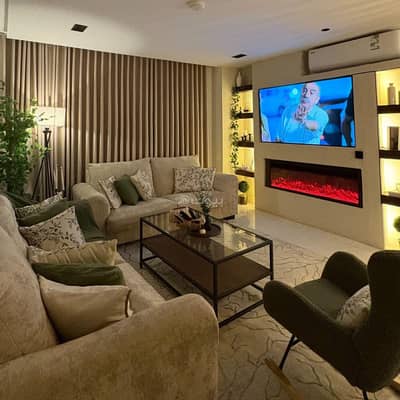 2 Bedroom Flat for Rent in North Riyadh, Riyadh - Modern apartment with two bedrooms and a living room, smart entry