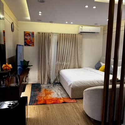 1 Bedroom Flat for Rent in North Riyadh, Riyadh - Quiet and beautiful studio, Riyadh, Al-Aqiq district, iptv for free