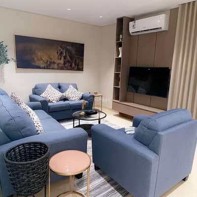 2 Bedroom Flat for Rent in Central Riyadh, Riyadh - Luxury apartment with a living room, two bedrooms and a kitchen