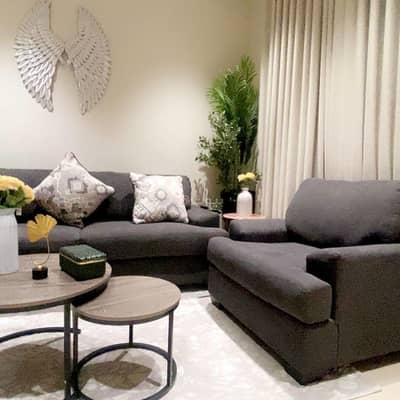 1 Bedroom Flat for Rent in Central Riyadh, Riyadh - A luxurious apartment in a living hall, bedroom and American kitchen