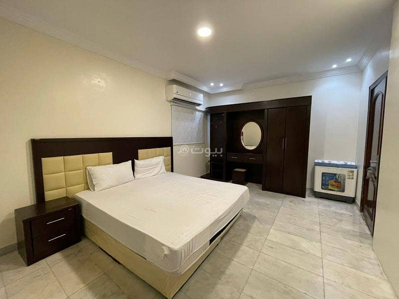 Furnished apartment with a roof for monthly and yearly rent in Jeddah, Al-Hamra district Furnished apartment with a roof for monthly and yearly rent in Jeddah, Al-Hamra district