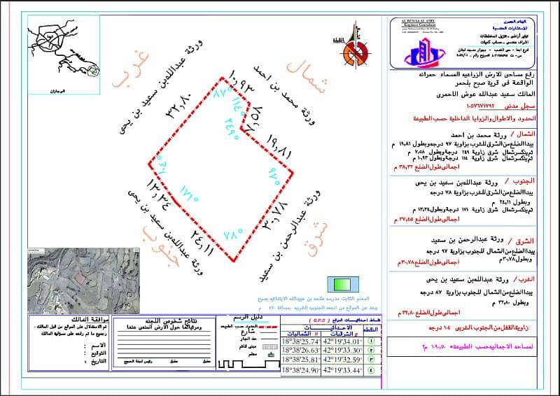 أرض للإيجار في شارع بللحمر, حي حي الاندلس, مدينة العطوف (صبح), منطقة عسير أرض للإيجار في شارع بللحمر, حي حي الاندلس, مدينة العطوف (صبح), منطقة عسير