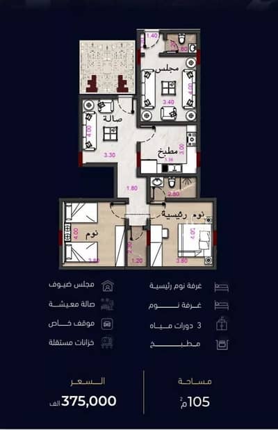 3 Bedroom Flat for Sale in North Jeddah, Jeddah - Apartment For Sale in Mishrifah, Jeddah