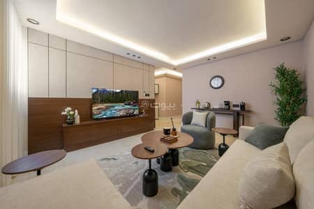 1 Bedroom Flat for Rent in North Riyadh, Riyadh - A modern hotel apartment with an elegant design in a prime location on the Northern Ring Road – Al-Ta'awun neighborhood