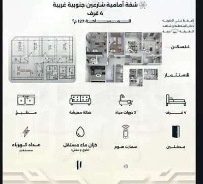 4 Bedroom Flat for Sale in North Jeddah, Jeddah - Apartment for sale on Ahmed Zain Street, Al Rawdah District, Jeddah City 4 Bedroom Flat for Sale in North Jeddah, Jeddah - Apartment for sale on Ahmed Zain Street, Al Rawdah District, Jeddah City