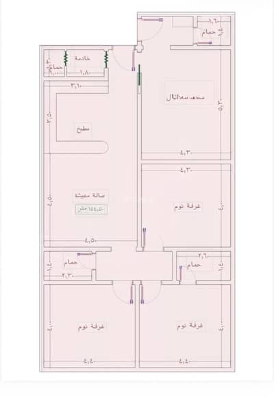 4 Bedroom Apartment for Sale in South Jeddah, Jeddah - Apartment for sale on Omar Al-Khurdali Street, Al Jamea District, Jeddah City 4 Bedroom Apartment for Sale in South Jeddah, Jeddah - Apartment for sale on Omar Al-Khurdali Street, Al Jamea District, Jeddah City