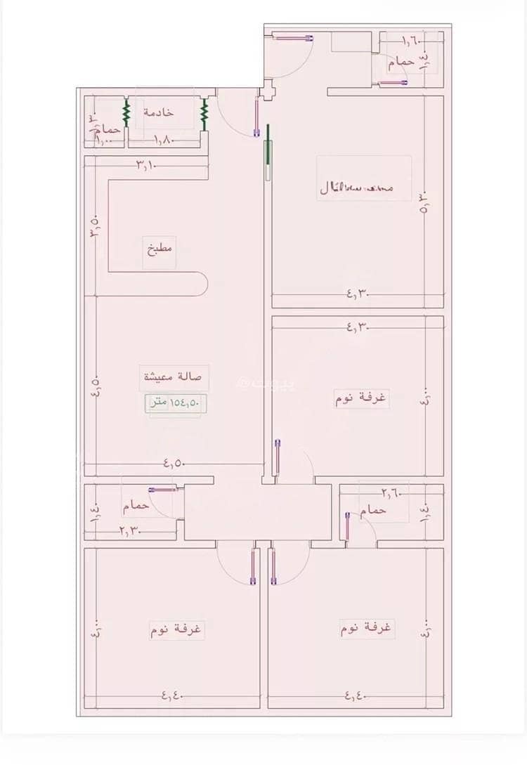 Apartment for sale on Omar Al-Khurdali Street, Al Jamea District, Jeddah City Apartment for sale on Omar Al-Khurdali Street, Al Jamea District, Jeddah City