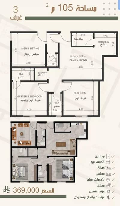 3 Bedroom Flat for Sale in North Jeddah, Jeddah - Apartment For Sale in Al Nuzhah, Jeddah 3 Bedroom Flat for Sale in North Jeddah, Jeddah - Apartment For Sale in Al Nuzhah, Jeddah
