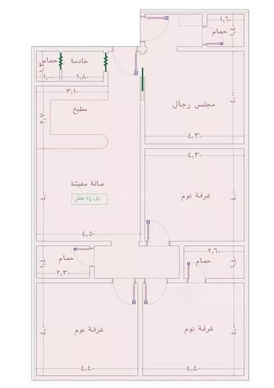 شقة 4 غرف نوم للبيع في جنوب جدة، جدة - شقة ستوديو للبيع في حي الجامعة، جدة