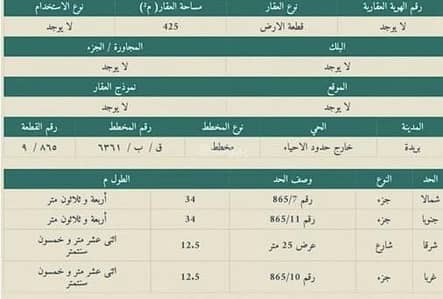 ارض سكنية  للبيع في الليوان، بريدة منطقة القصيم - أرض سكنية للبيع في الحي الليوان، بريدة
