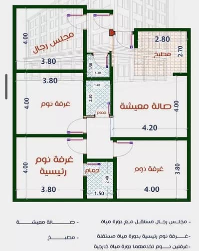 شقة 4 غرف نوم للبيع في شمال جدة، جدة - شقة للبيع في الربوة، جدة