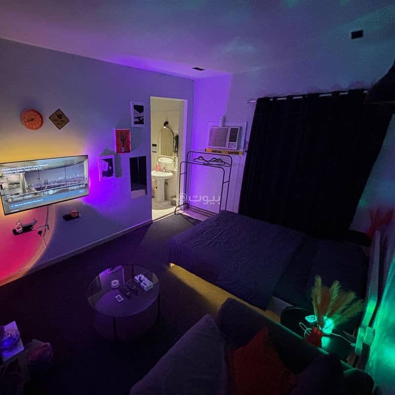 Cozy studio with lighting Cozy studio with lighting