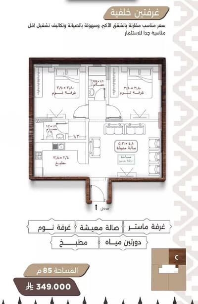 2 Bedroom Flat for Sale in North Jeddah, Jeddah - Apartment for sale on Usayd bin Al-Akhnas Street, Al-Naeem District, Jeddah. 2 Bedroom Flat for Sale in North Jeddah, Jeddah - Apartment for sale on Usayd bin Al-Akhnas Street, Al-Naeem District, Jeddah.
