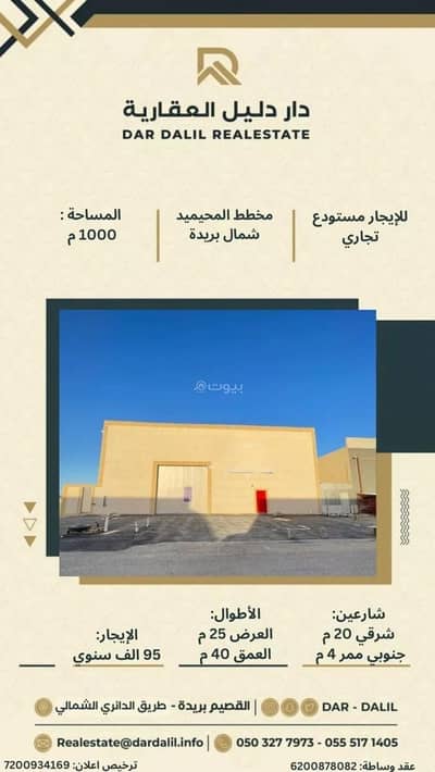 Warehouse for Rent in Al Tawfiq, Buraydah Al Qassim Region - Warehouse For Rent in Al Tawfiq, Buraydah Al Qassim Region