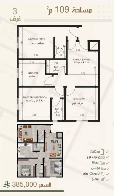 3 Bedroom Flat for Sale in North Jeddah, Jeddah - Apartment For Sale in Al Nuzhah, Jeddah 3 Bedroom Flat for Sale in North Jeddah, Jeddah - Apartment For Sale in Al Nuzhah, Jeddah