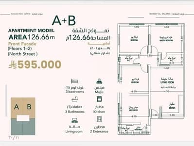 4 Bedroom Flat for Sale in North Jeddah, Jeddah - Apartment For Sale in Al Salamah, Jeddah 4 Bedroom Flat for Sale in North Jeddah, Jeddah - Apartment For Sale in Al Salamah, Jeddah