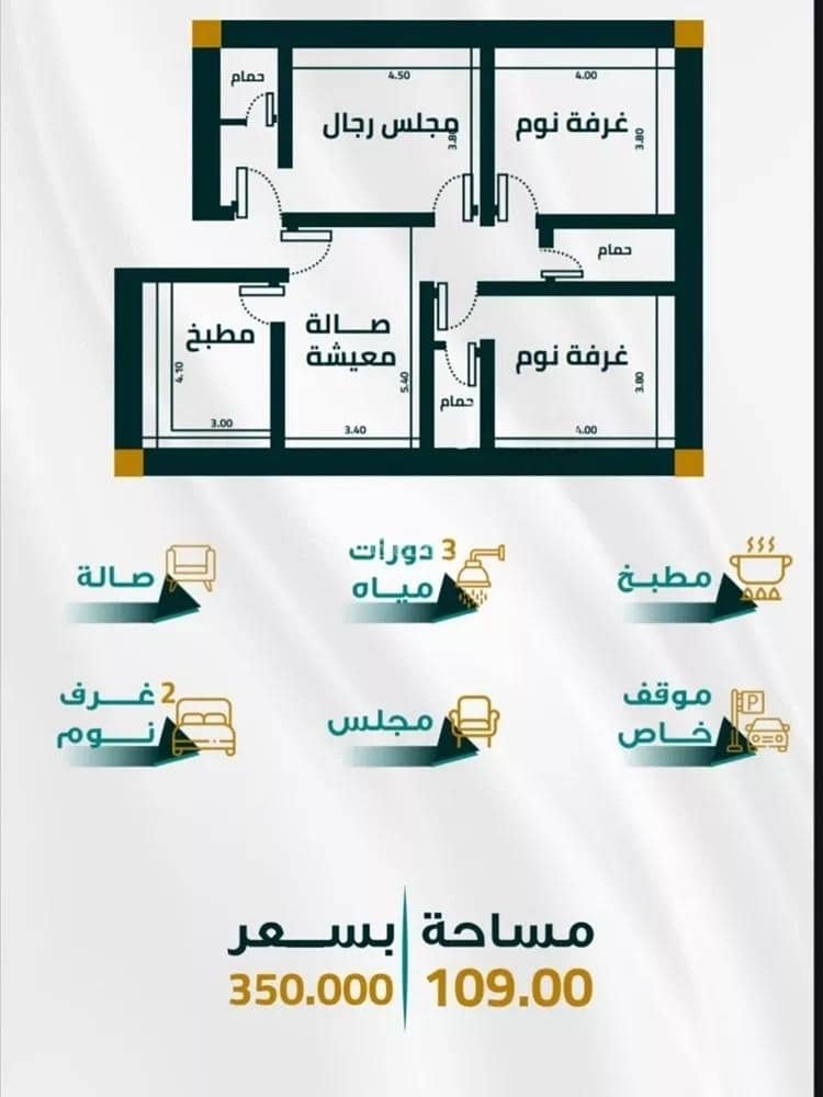 Apartment For Sale in Al Fayhaa, Jeddah Apartment For Sale in Al Fayhaa, Jeddah
