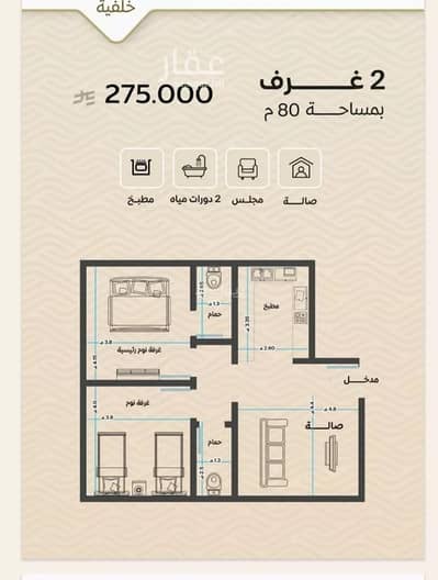 2 Bedroom Flat for Sale in North Jeddah, Jeddah - Studio Apartment For Sale in Mishrifah, Jeddah 2 Bedroom Flat for Sale in North Jeddah, Jeddah - Studio Apartment For Sale in Mishrifah, Jeddah