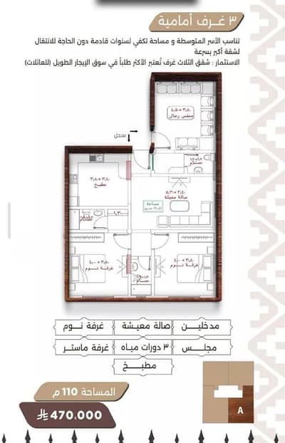 3 Bedroom Flat for Sale in North Jeddah, Jeddah - Apartment For Sale in Al Naim, Jeddah 3 Bedroom Flat for Sale in North Jeddah, Jeddah - Apartment For Sale in Al Naim, Jeddah
