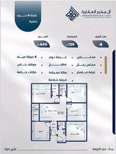 4 Bedroom Apartment for Sale in North Jeddah, Jeddah - Apartment For Sale in Al Nuzhah, Jeddah 4 Bedroom Apartment for Sale in North Jeddah, Jeddah - Apartment For Sale in Al Nuzhah, Jeddah