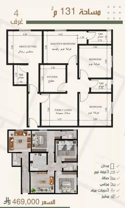 3 Bedroom Flat for Sale in North Jeddah, Jeddah - Apartment For Sale in Al Nuzhah, North Jeddah 3 Bedroom Flat for Sale in North Jeddah, Jeddah - Apartment For Sale in Al Nuzhah, North Jeddah