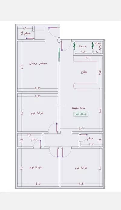 4 Bedroom Apartment for Sale in South Jeddah, Jeddah - Apartment For Sale in Al Jameah District, Jeddah