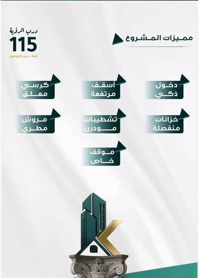 فلیٹ 3 غرف نوم للبيع في شمال جدة، جدة - شقة للبيع في شارع ابو ذر الغفاري, حي الفيحاء, مدينة جدة