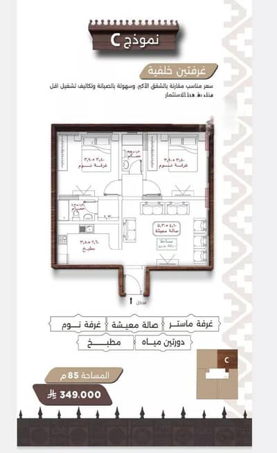 2 Bedroom Flat for Sale in North Jeddah, Jeddah - Apartment For Sale in Al Naim, Jeddah 2 Bedroom Flat for Sale in North Jeddah, Jeddah - Apartment For Sale in Al Naim, Jeddah