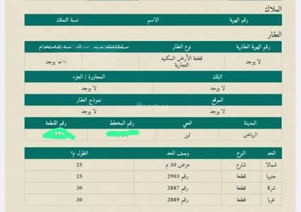 Residential Land for Sale in West Riyadh, Riyadh - Residential Land For Sale in Dhahrat Laban, West Riyadh