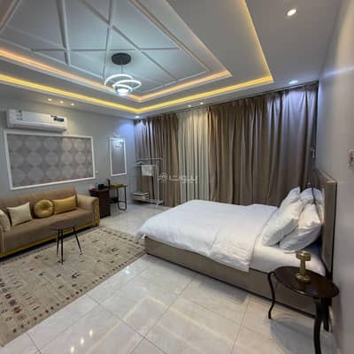 1 Bedroom Apartment for Rent in Al Iskan District, Khamis Mushait - Modern studio and outdoor seating