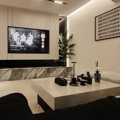 1 Bedroom Flat for Rent in Al Khamashiyah, Hail - A luxurious room and hall with smart entry