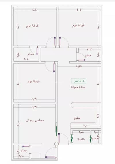 4 Bedroom Apartment for Sale in South Jeddah, Jeddah - Apartment For Sale in Al Jameah District, Jeddah