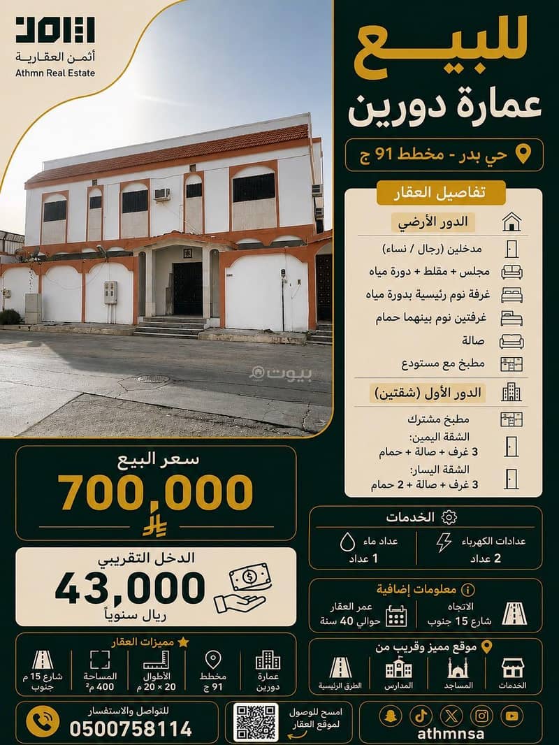 Residential Building in Badr 700000 SAR - 87996557 Residential Building in Badr 700000 SAR - 87996557
