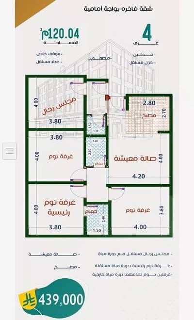 4 Bedroom Apartment for Sale in North Jeddah, Jeddah - Apartment For Sale in Al Rabwa, North Jeddah 4 Bedroom Apartment for Sale in North Jeddah, Jeddah - Apartment For Sale in Al Rabwa, North Jeddah