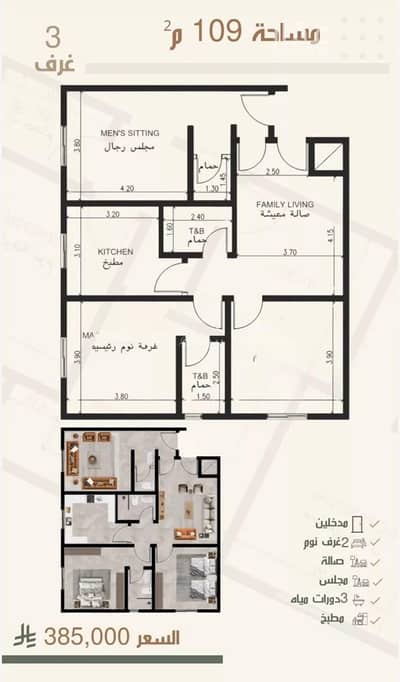3 Bedroom Apartment for Sale in North Jeddah, Jeddah - Apartment For Sale in Al Nuzhah, Jeddah 3 Bedroom Apartment for Sale in North Jeddah, Jeddah - Apartment For Sale in Al Nuzhah, Jeddah