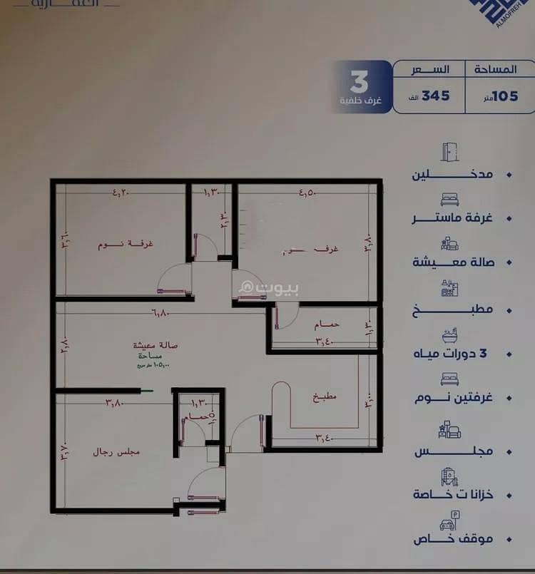 Apartment For Sale in Al Nuzhah, Jeddah Apartment For Sale in Al Nuzhah, Jeddah